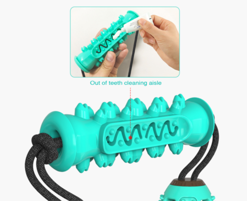 Hueso de goma dental para perros - medidas