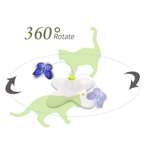 Juguete Interactivo para Gatos — Mariposa