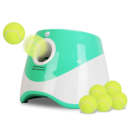 Lanzador automático de pelotas para perros - uso en exterior