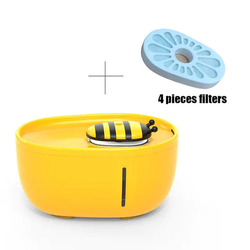 Fuente de agua automática para mascotas - luz LED indicadora