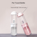 Botella dispensadora de agua para mascotas 330ml