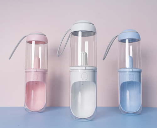Botella Dispensadora de Agua para Mascotas 330ml