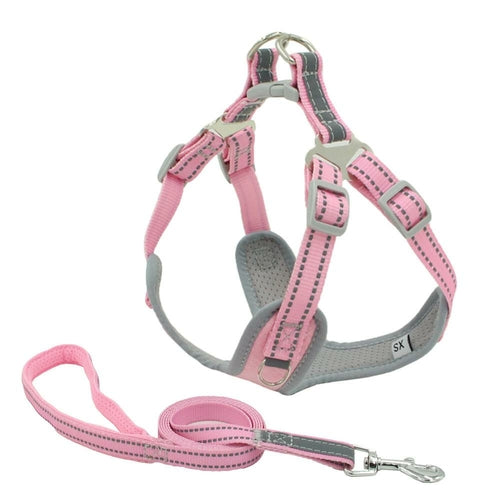 Arnés reflectante ajustable para mascotas